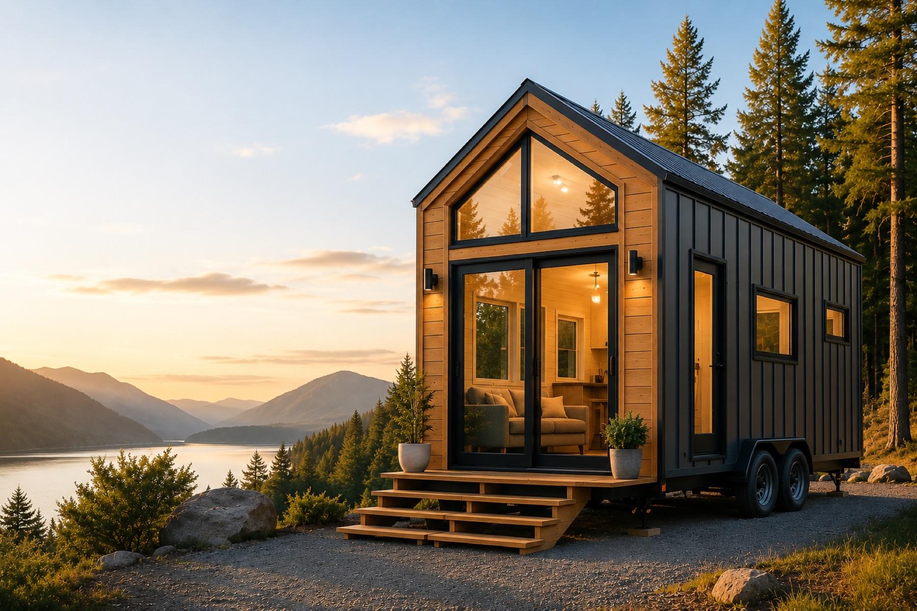 Tiny house hero scene